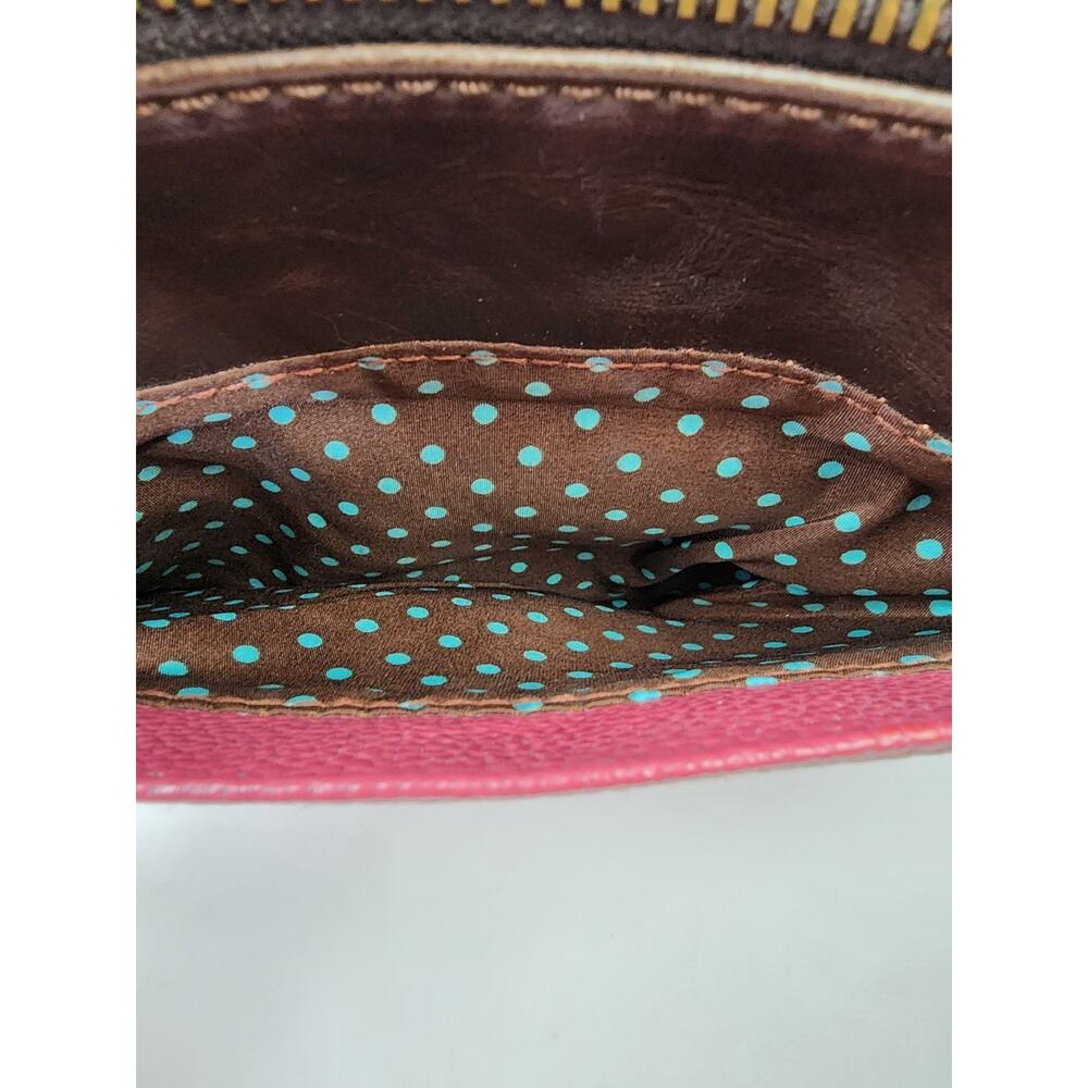 Chala Vegan Pink Pig Mini Crossbody Purse Handbag Convertible Strap Zippers Farm - Picture 7 of 10